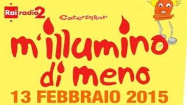 Oggi illuminiamoci di meno