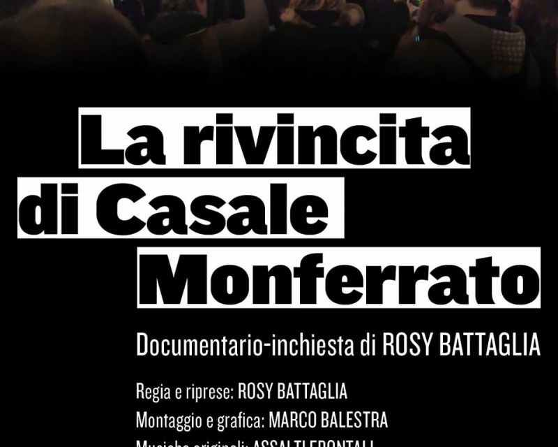 "La rivincita di Casale Monferrato", al Circolo della Stampa la proiezione del documentario