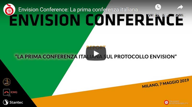 Envision conference, la sostenibilità delle infrastrutture