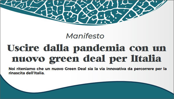 Un nuovo Green Deal per l'Italia