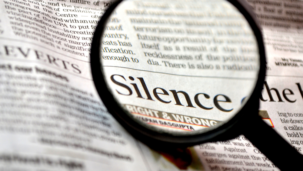 La parola silenzio. Il fenomeno del greenhushing